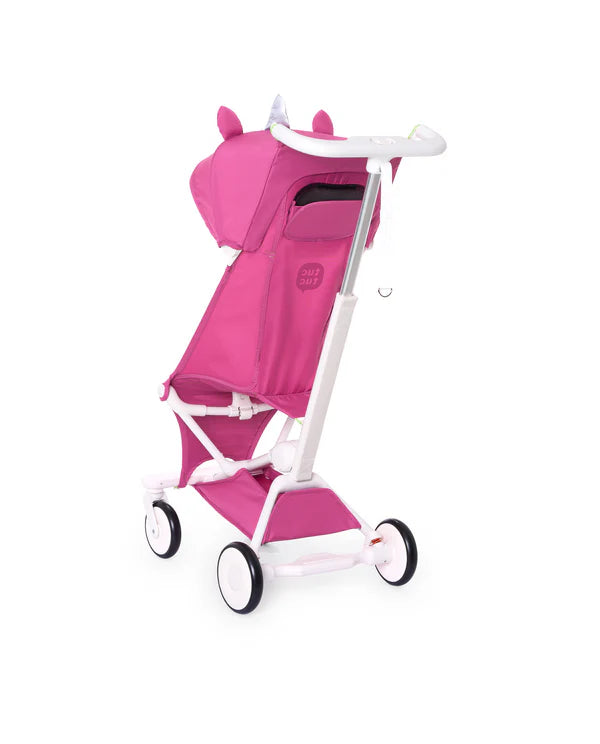 Passeggino leggero pieghevole con design unicorno rosa 6m+