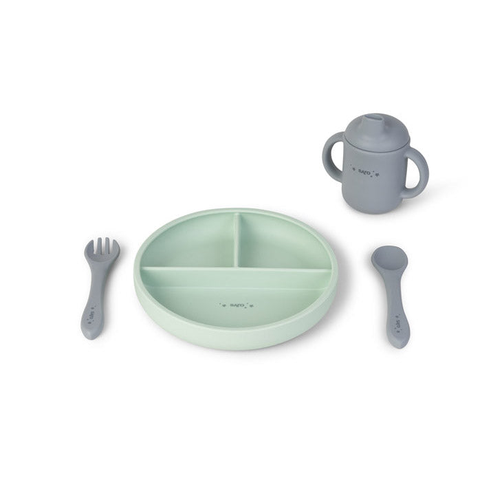 Set pappa in silicone Food & Fun 4 pezzi