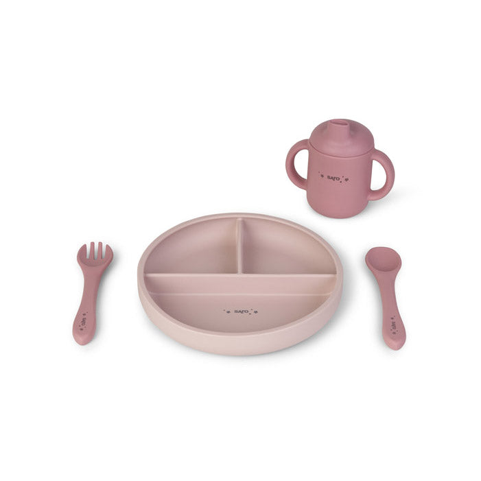 Set pappa in silicone Food & Fun 4 pezzi