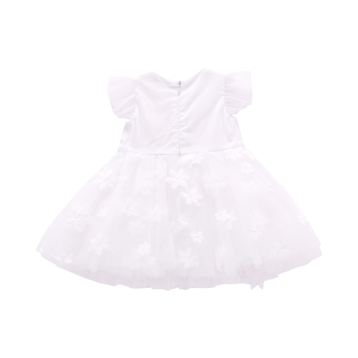 Abito in tulle ricamato