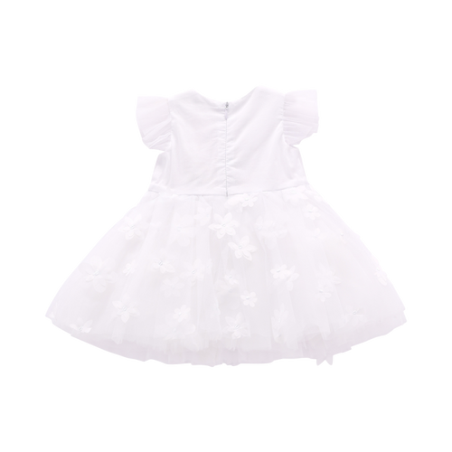 Abito in tulle ricamato