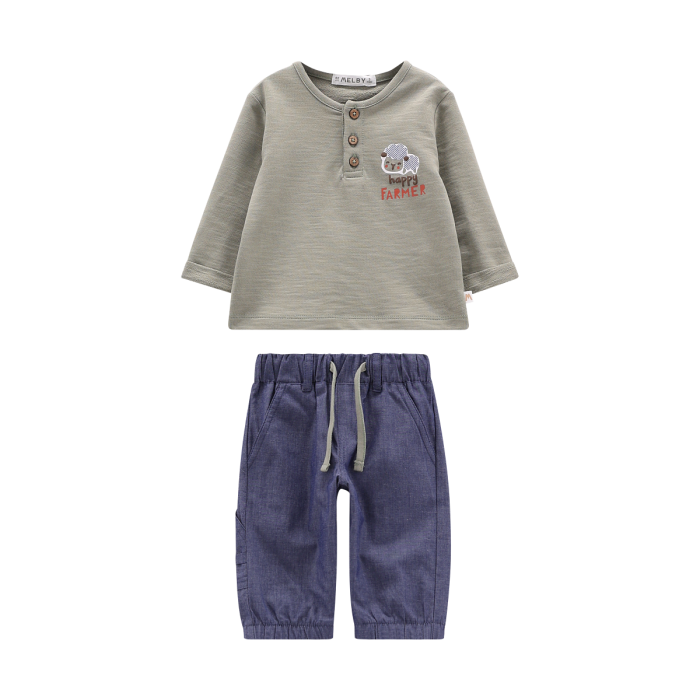 Completo estivo lungo per neonato