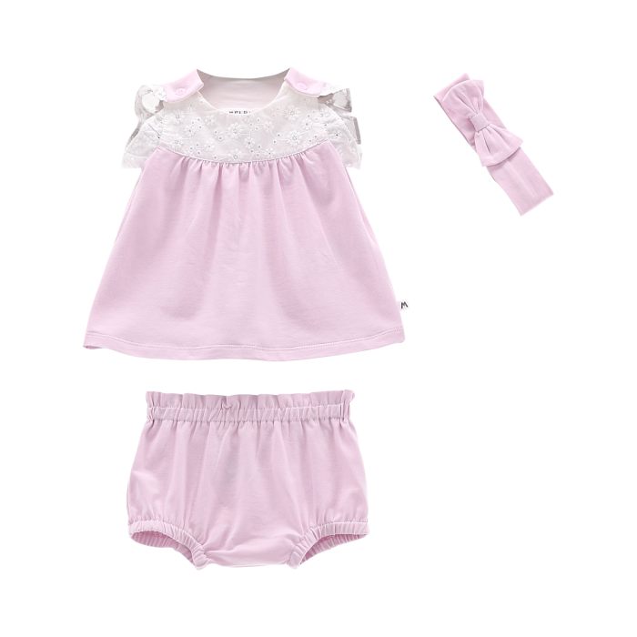 Completo rosa per neonata
