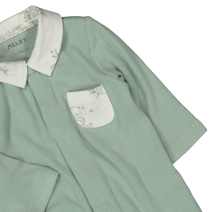 Tutina con piede in bamboo per neonato