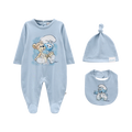 Set unisex i Puffi™con tutina, berretto e bavaglino