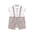 Pagliaccetto effetto 2-in-1 in jersey per neonato