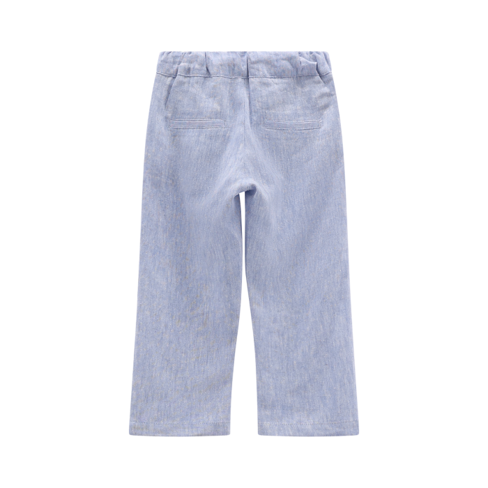 Pantalone lungo in misto lino per bambino