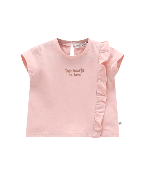 T-shirt con ruche