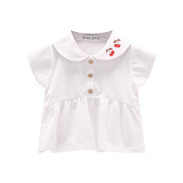 T-shirt con balza