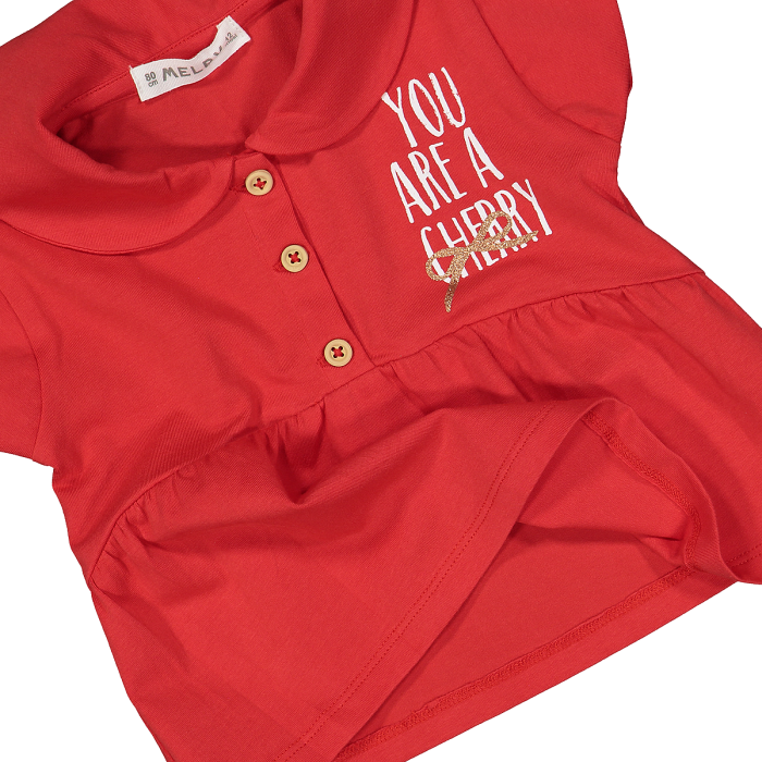 T-shirt con balza