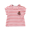 T-shirt a righe in tinto filo