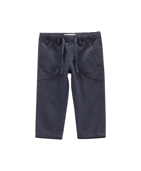 Pantalone in gabardina malfilé