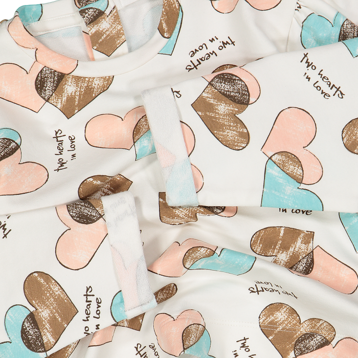 Completo lungo in felpa stretch