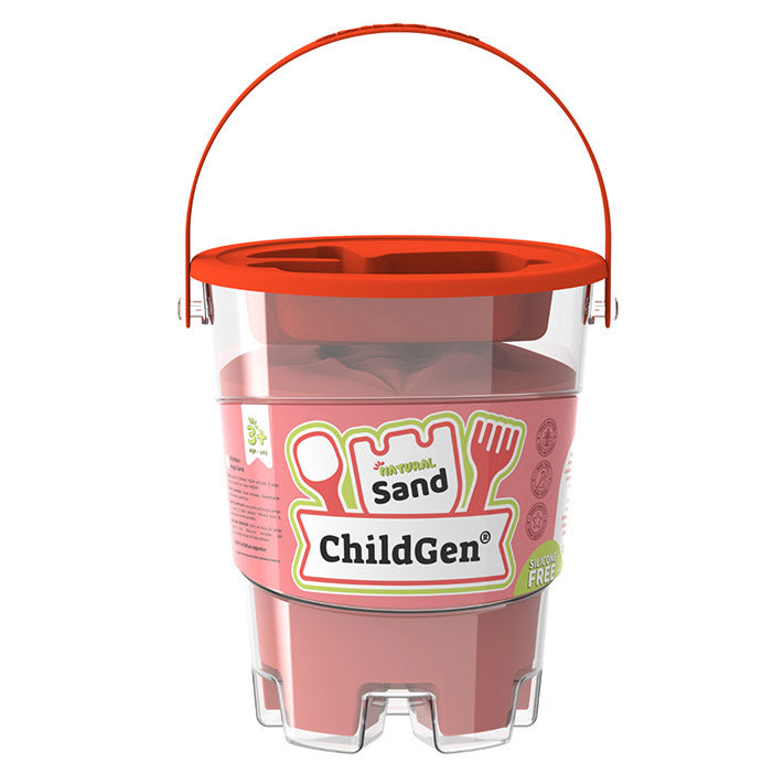 Sabbia magica colorata 500gr con formina