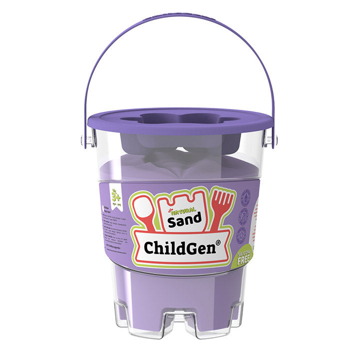 Sabbia magica colorata 500gr con formina