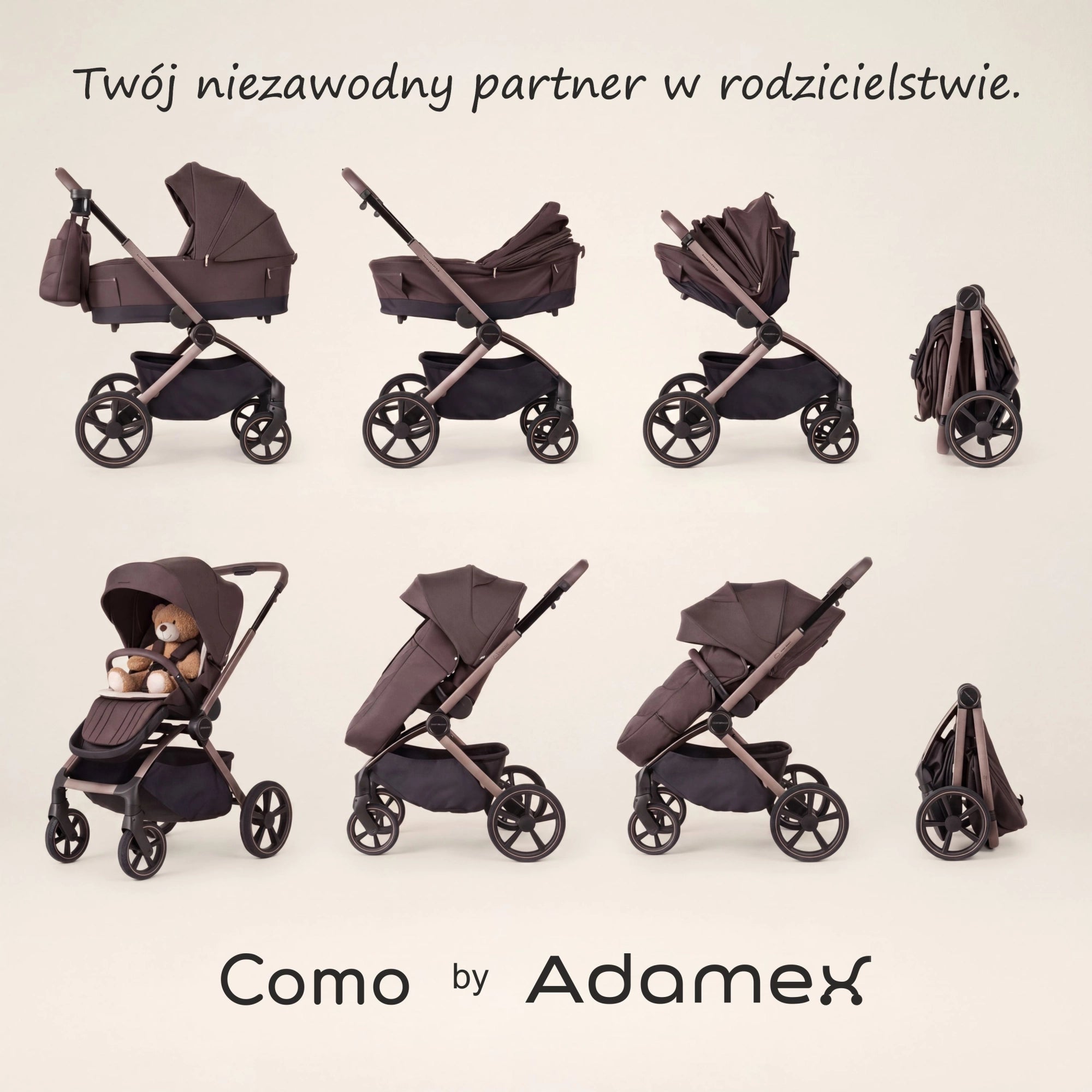 Trio Adamex Como + Base isofix girevole