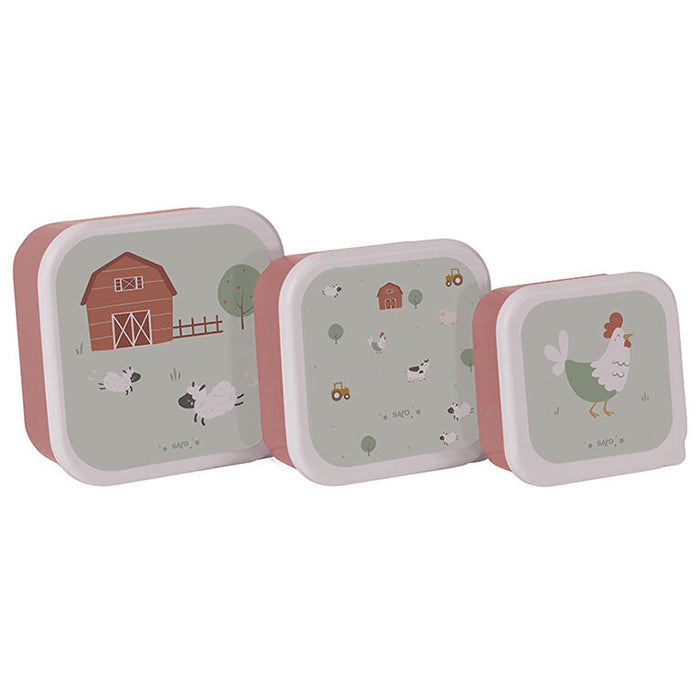 Set di 3 contenitori per il pranzo