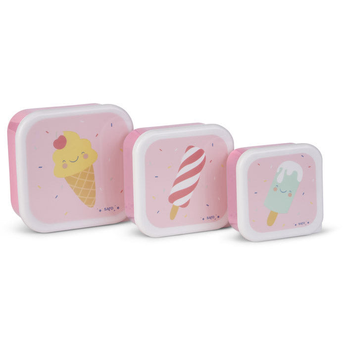 Set di 3 contenitori per il pranzo