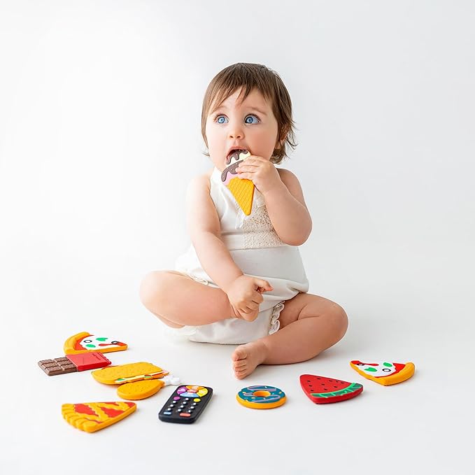 Muchmellow - Set 3 Massaggiagengive Dentizione in Silicone per Neonati MADE IN ITALY