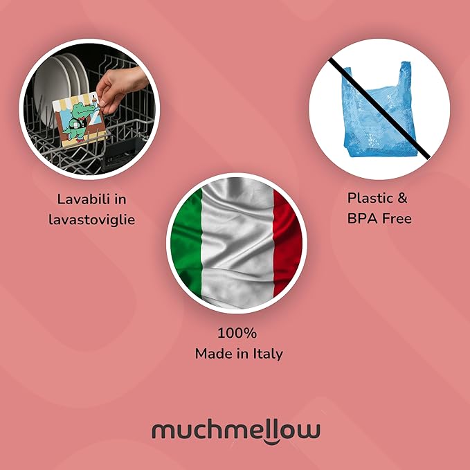 Muchmellow - Set 3 Massaggiagengive Dentizione in Silicone per Neonati MADE IN ITALY