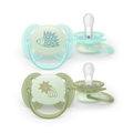 Philips Avent Pacifier ultra soft Nighttime 0-6 m