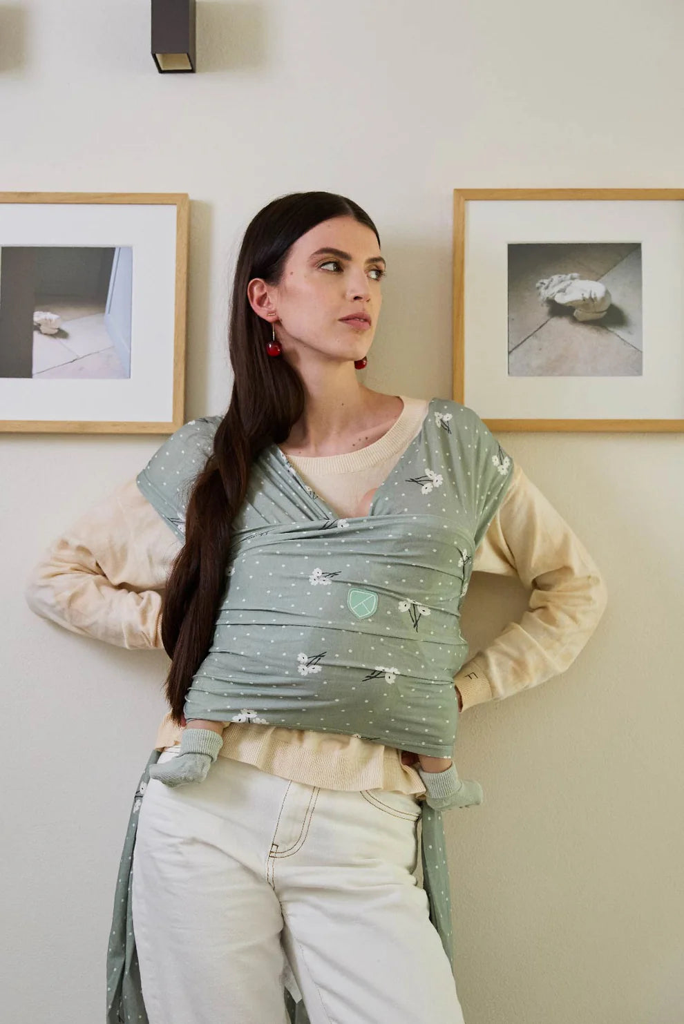 CUDDLE BAND 2 Modal fascia neonati prematuri 2/9 kg - Blossom White
