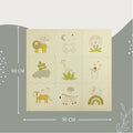 Tappeto Puzzle 0+ fantasia 90 x 90 cm