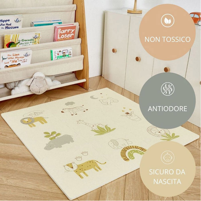 Tappeto Puzzle 0+ fantasia 90 x 90 cm