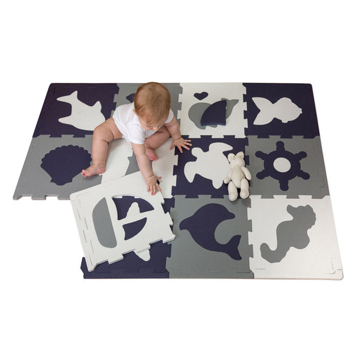 Tappeto Puzzle 0+ Animali 120 x 90 cm
