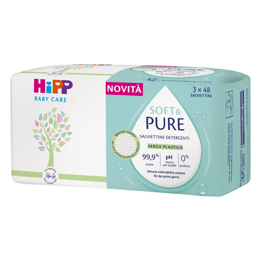Salviettine SOFT & PURE – Multipack 3x48