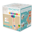 MICRO GIRAFFA set 10 pz magnetici legno colorato