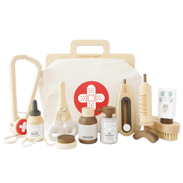 Set borsa del veterinario e accessori 2+