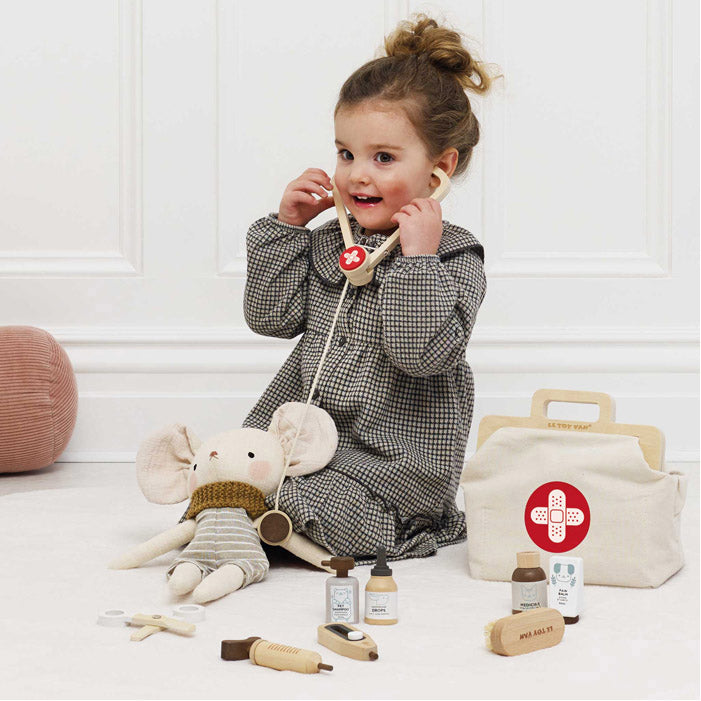 Set borsa del veterinario e accessori 2+