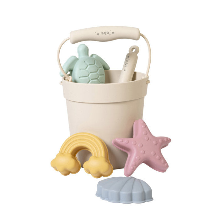 Set spiaggia secchiello, paletta e forme