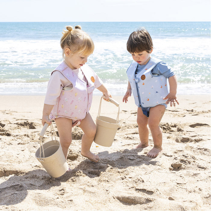 Set spiaggia secchiello, paletta e forme
