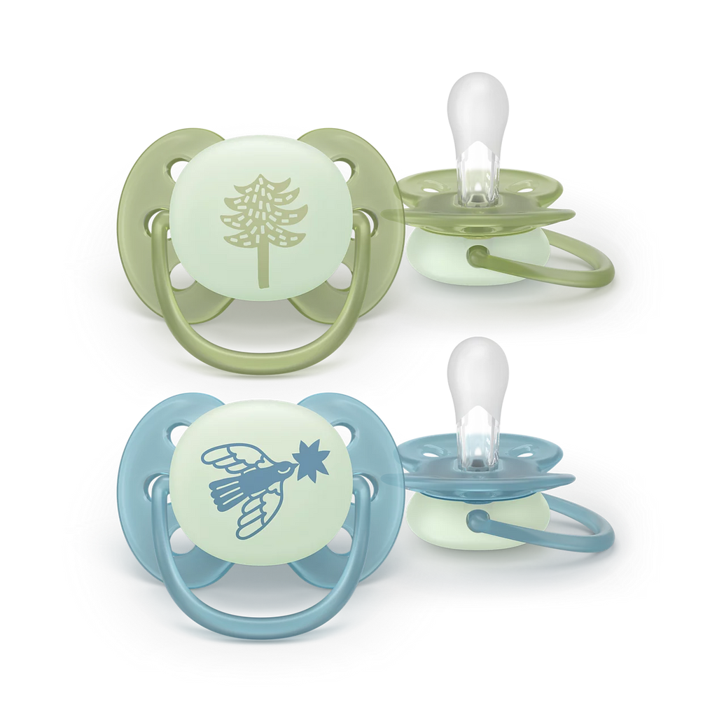 Philips Avent Pacifier ultra soft Nighttime 18m+
