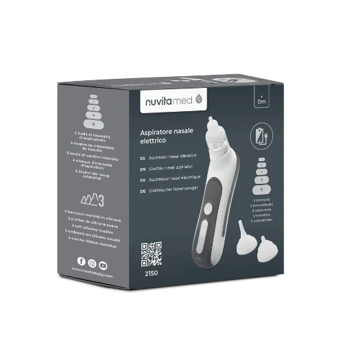 Aspiratore nasale elettrico con batteria ricaricabile