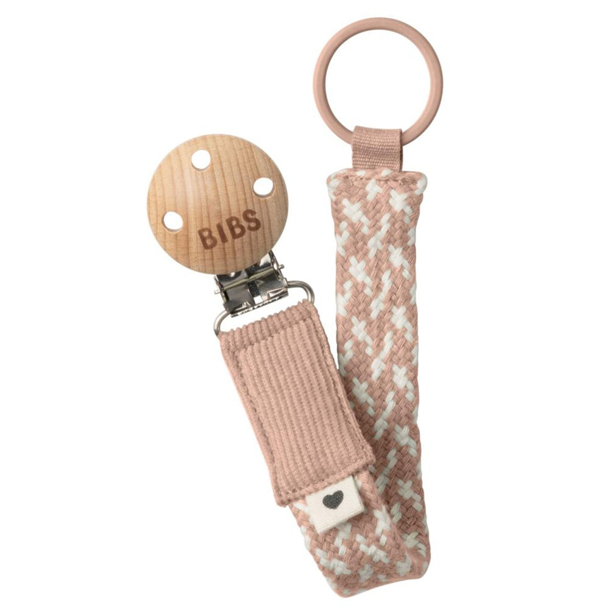 Clip intrecciata per ciuccio - Bibs