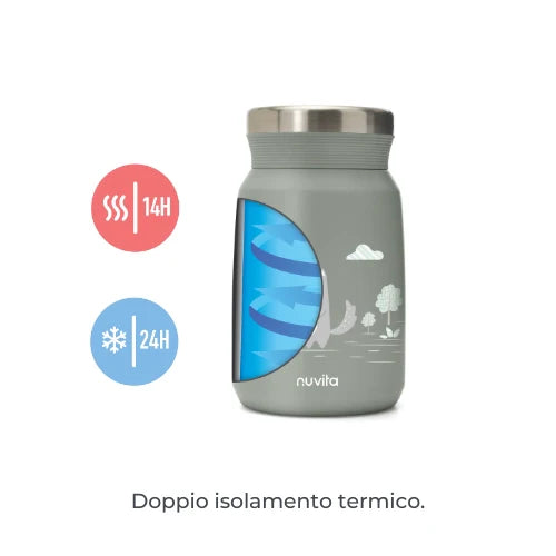 Contenitore termico per alimenti in acciaio inox