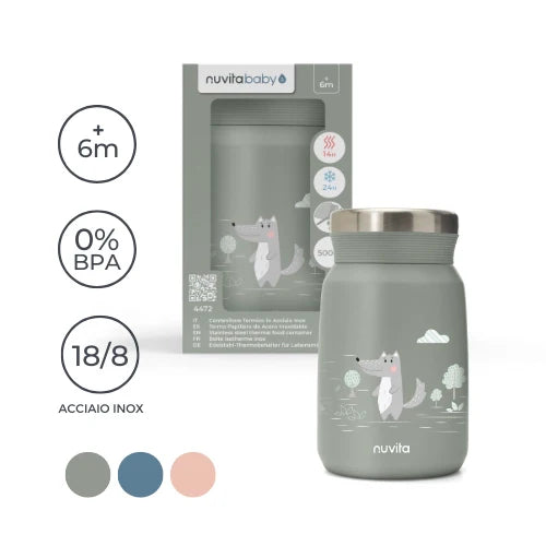 Contenitore termico per alimenti in acciaio inox