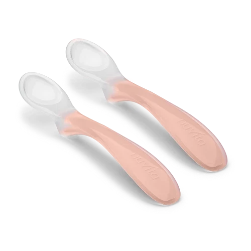 Set di 2 cucchiai in silicone - Nuvita  0+