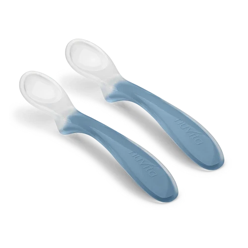Set di 2 cucchiai in silicone - Nuvita  0+