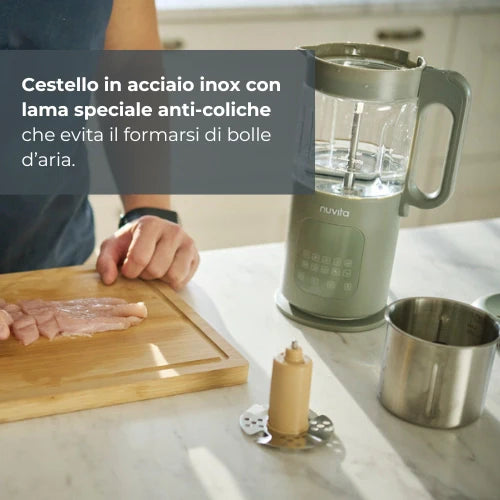 Cuocipappa multifunzione 7 in 1 Magic Pappa con Ricettario Nuvita Chef