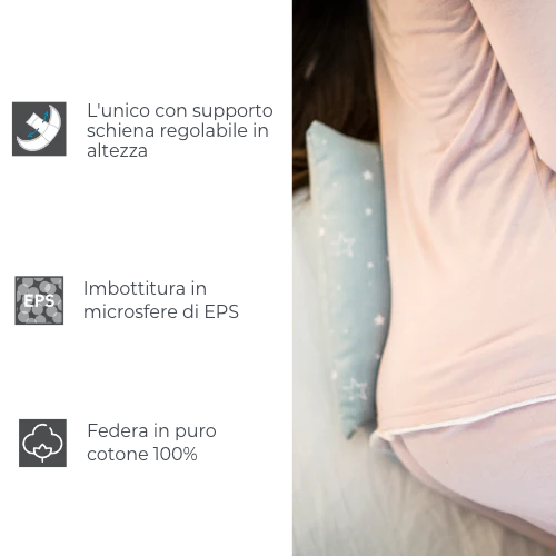 Cuscino gravidanza 12 in 1