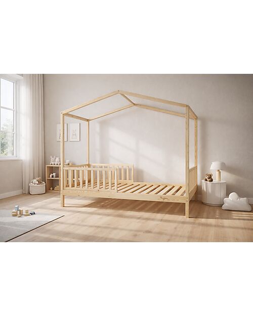 Letto Montessori Evolutivo Evi 4 in 1 - 200x90 cm - Tutto incluso