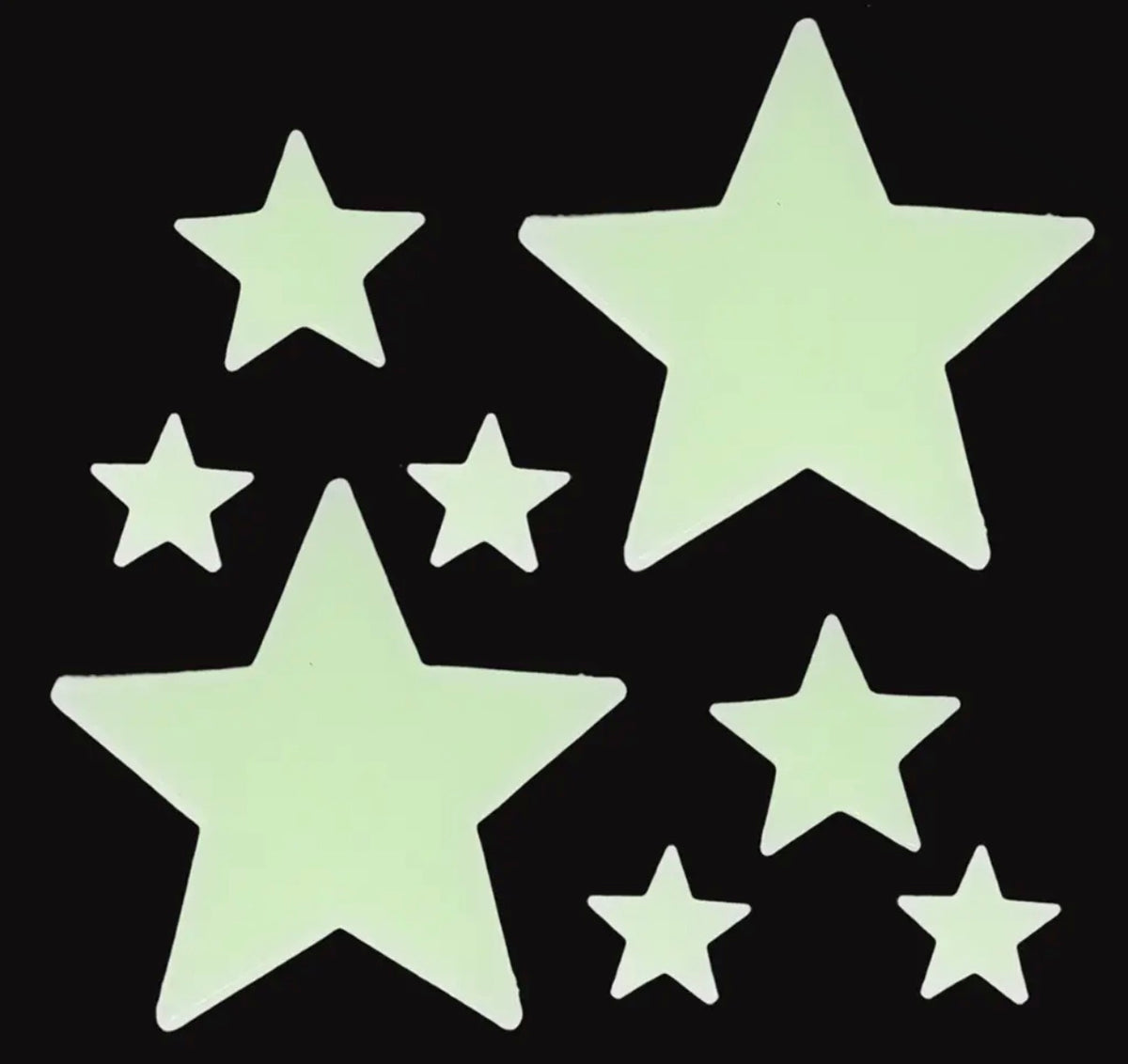 Stelle luminose adesive
