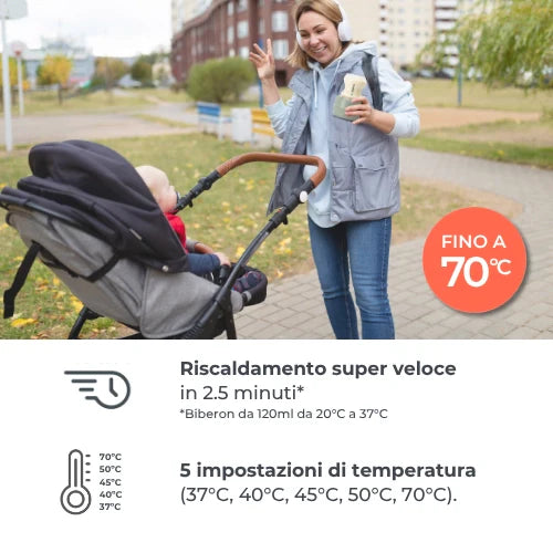 Scaldabiberon portatile universale Warm70