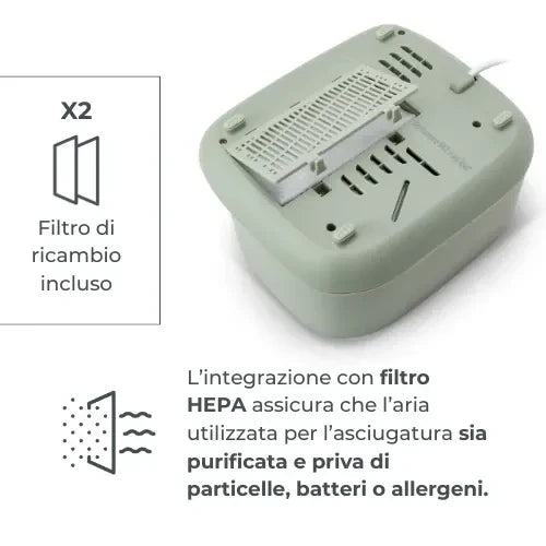 Sterilizzatore con asciugatura 2 in 1 SteriDry