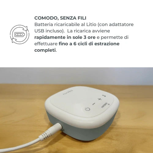 Tiralatte elettrico singolo a 2 fasi - Materno Go